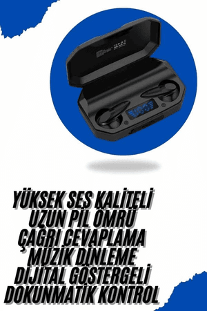 Yeni Nesil Android ve İOS Uyumlu Siyah Profesyonel Kulaklığı