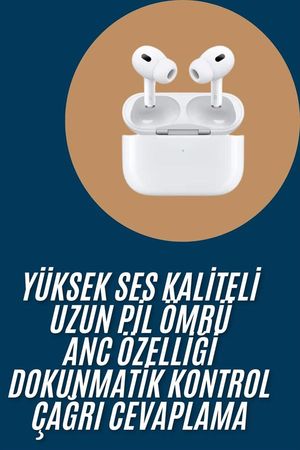 Yeni Nesil Pro Bluetooth Kulaklık Android ve İOS Uyumlu Dokunmatik Kontrol