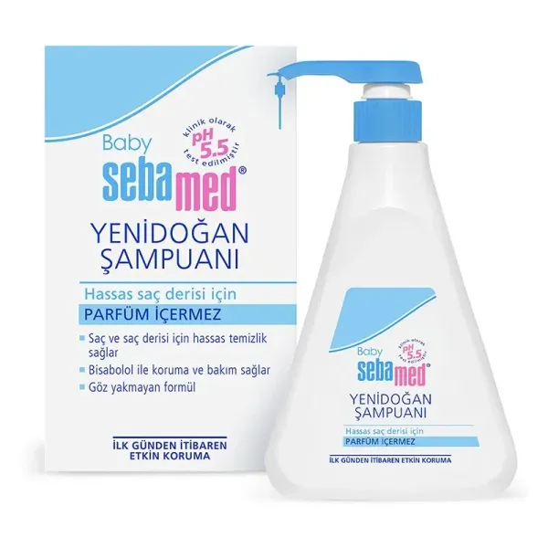 Yenidoğan Bebek Şampuanı 500 ml Hassas Ciltler için