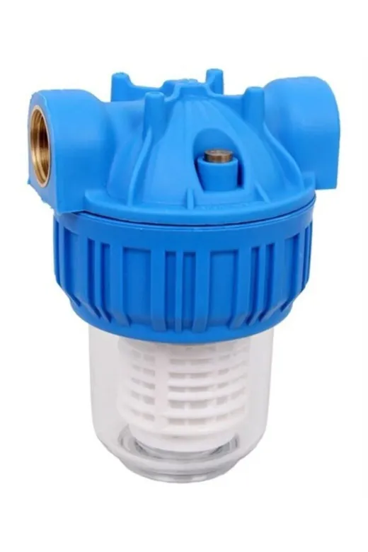 Yenimod 1218-5141 Aquafer 5 Inç Tombul Yıkanabilir Su Arıtma Filtresi (3/4 Inç Girişli)