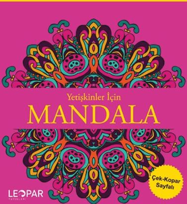 Yetişkinler İçin Mandala - Pembe