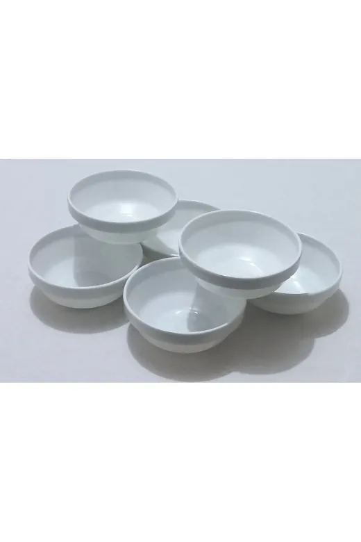 YILDIZ TYC0FFRZRN169118338718316 / 6 Adet Melamin Çorba Kasesi . Genişlik 13 X 13 Cm Derinlik 5.5 Cm.