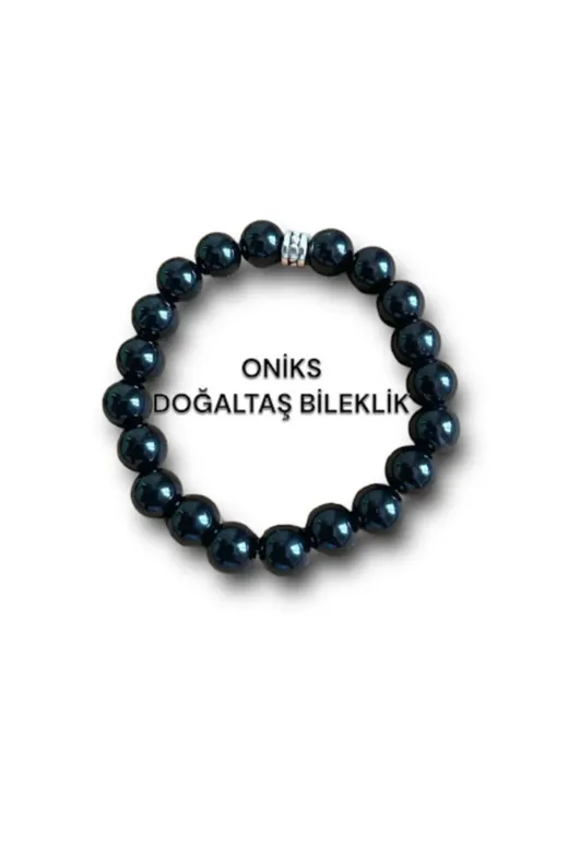 YILDIZIMDOGALTAS ANA009 Oniks Doğaltaş Bileklik