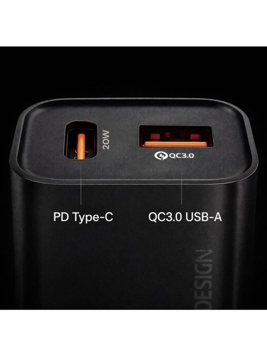 YK DESİGN YK-SR92 Usb-C Power Delivery Ve Usb-A Quick Charge 3.0 Desteği Ile 38W Çoklu Kablolu Turbo Ev Tipi Şarj Aleti