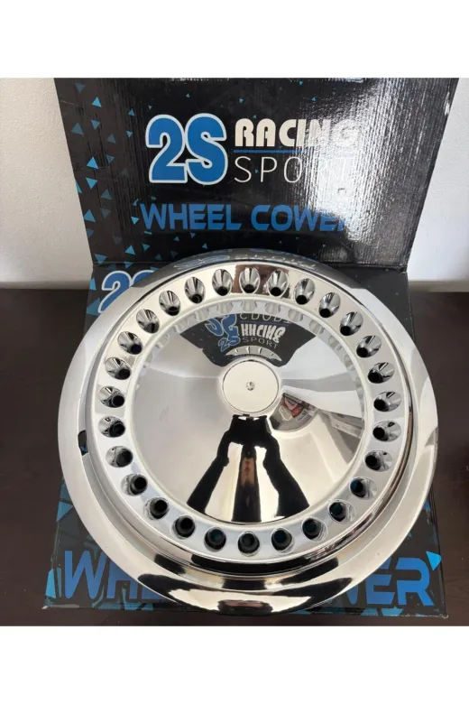YK kromm282 1.sınıf Krom Kaplama 16"inç Jant Kapağı Ford/citröen/peugeot/fiat Uyumlu//4 Adet//