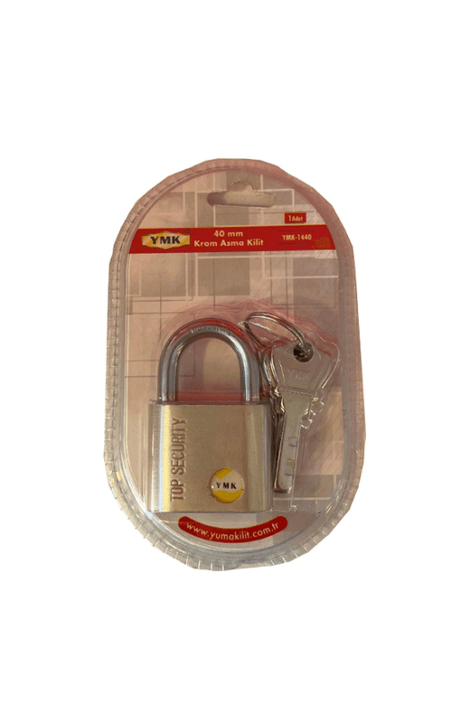 YNT İthalat AH-AVH-1091 Ymk Krom Asma Kilit 40Mm