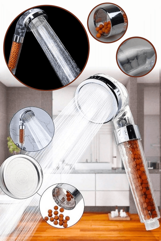 YNT İthalat AH-AVH-488 Boncuklu Su Tasarruflu Kireç Önleyici Duş Başlığı