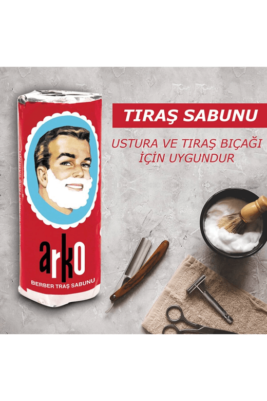 YNT İthalat AH-AVH-504 Arko 12'li Tıraş Sabunu 12X75 Gr