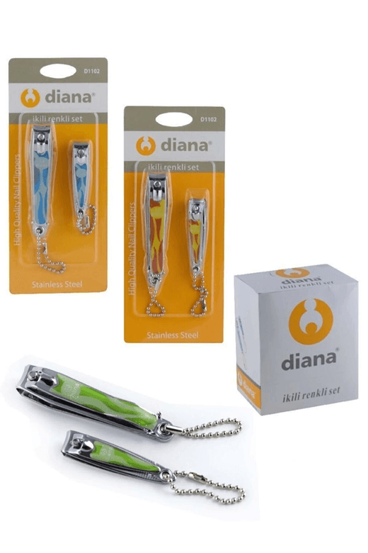 YNT İthalat AH-AVH-516 Diana 2 Li Renkli Vakumlu Tırnak Makası