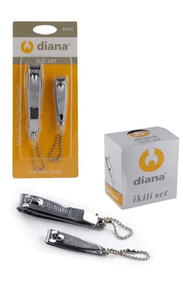 YNT İthalat AH-AVH-517 Diana Tırnak Makası Seti 2 Li