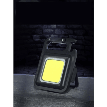 YNT İthalat AK-A770 Mini 30 Ledli  Mıknatıslı Anahtarlık Flash Kamp Lambası Askılı Kapak Açacaklı Şarjlı Fener