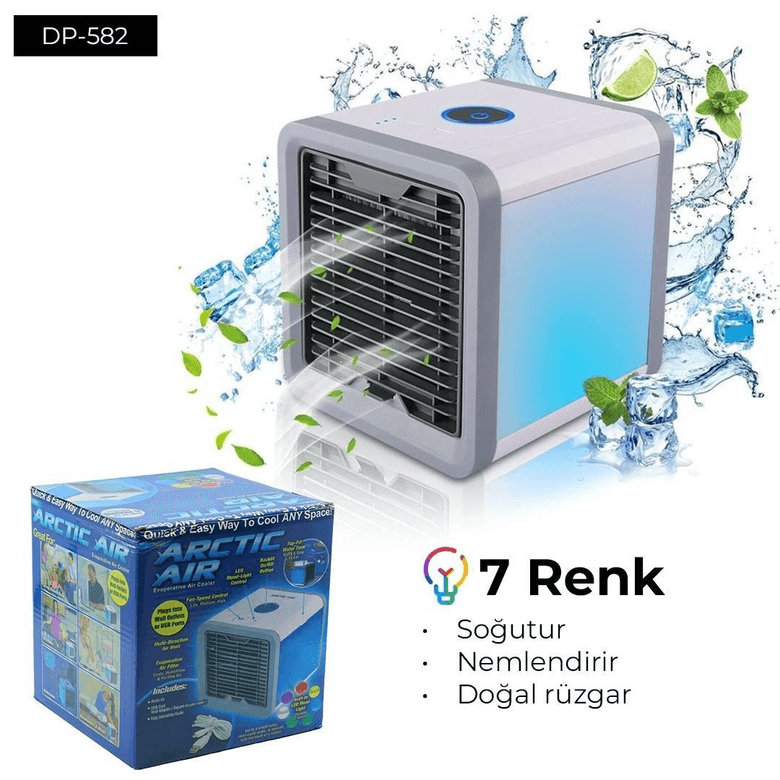 YNT İthalat AKH-DP-582 Dempower Masaüstü Kara Fan