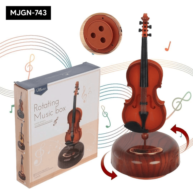 YNT İthalat AKH-MJGN-743 Music Box Keman