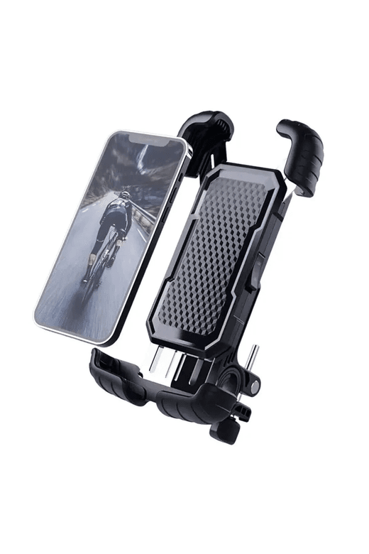 YNT İthalat EM-telefon tutucu1 360° Derece Ayarlanabilen Gidon Bağlantılı Bisiklet Motosiklet İçin Abs 4-7.8″ İnç Telefon Tutucu