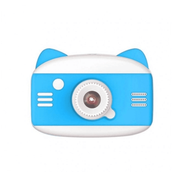 YNT İthalat EM-x900 X900 Dijital Çocuk Fotoğraf Makinesi Selfie Kamera 3.5 İnç Dijital Çocuk Kamerası 1080P (Mavi)