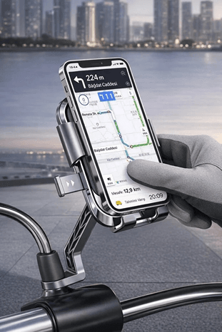 YNT İthalat EM-xy-089 Xy-089 Motosiklet & Bisiklet Ayna Baglantılı Telefon Tutucu