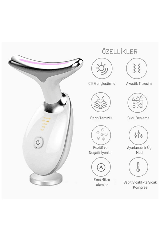 YNT İthalat EM-Yüz Bakım Yüz Ve Boyun Kırşıklık Giderici Ems Güzellik Cihazı ( Gıdık,sarkma,kırışıklık)