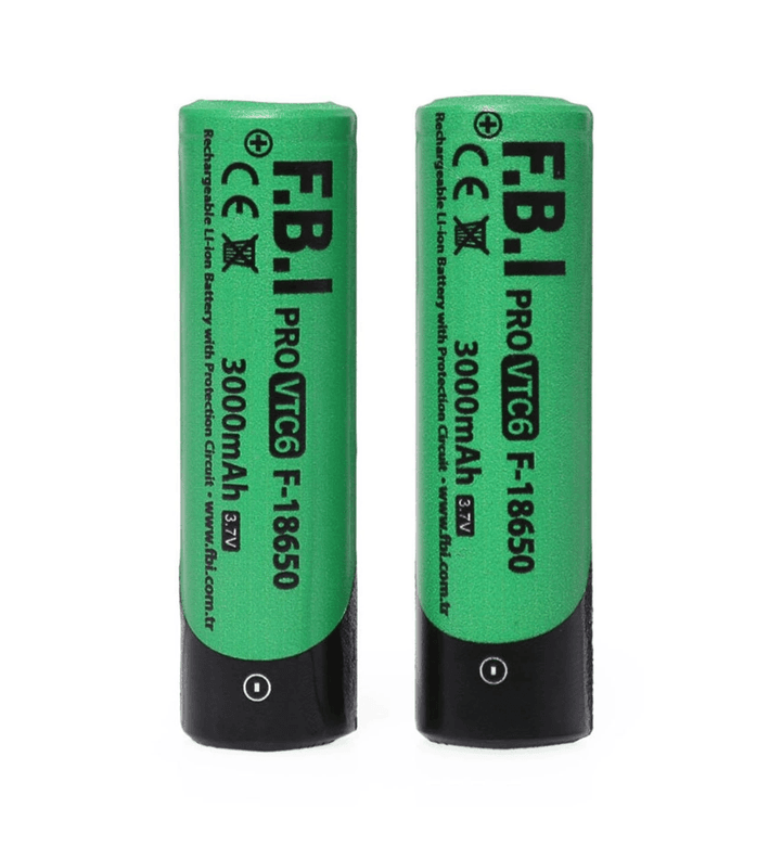 YNT İthalat FA-0015666 Vtc6 18650 3.7V 3000Mah 30A Li-Ion Şarjlı Pil + Pil Taşıma Kutusu 2'li Set