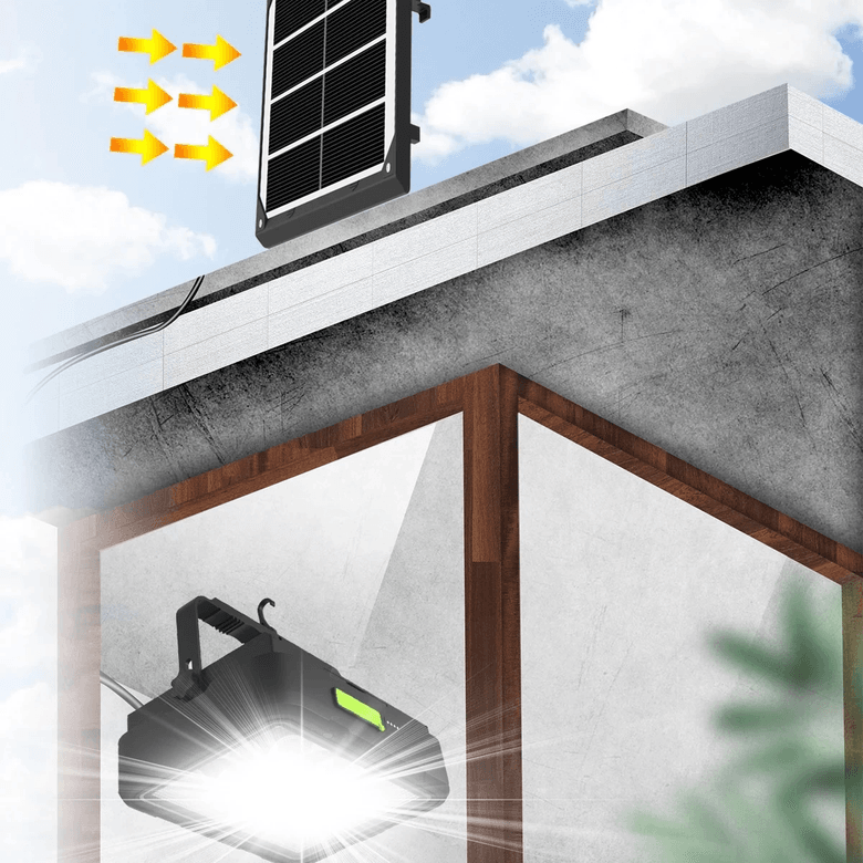 YNT İthalat FA-0015710 Wison 150W Güneş Enerjili Solar Kamp Feneriprojektör (Ws-5570)