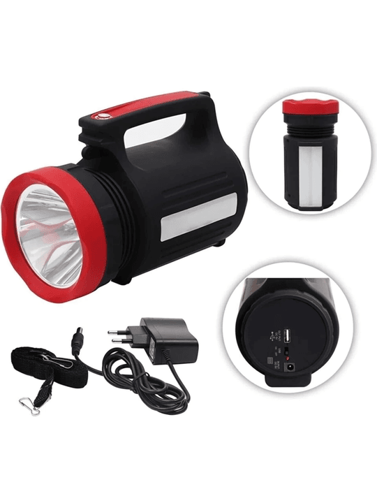 YNT İthalat FA-0015711 Wıson Ws-3580 Uzun Menzilli Led El Feneri 28Saat Çalışma Süresi 10Watt