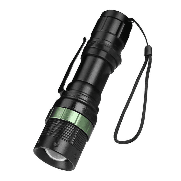 YNT İthalat GF-GUVF-381 Black Wt-037-Şarjlı Zoomlu Acil Durum Feneri