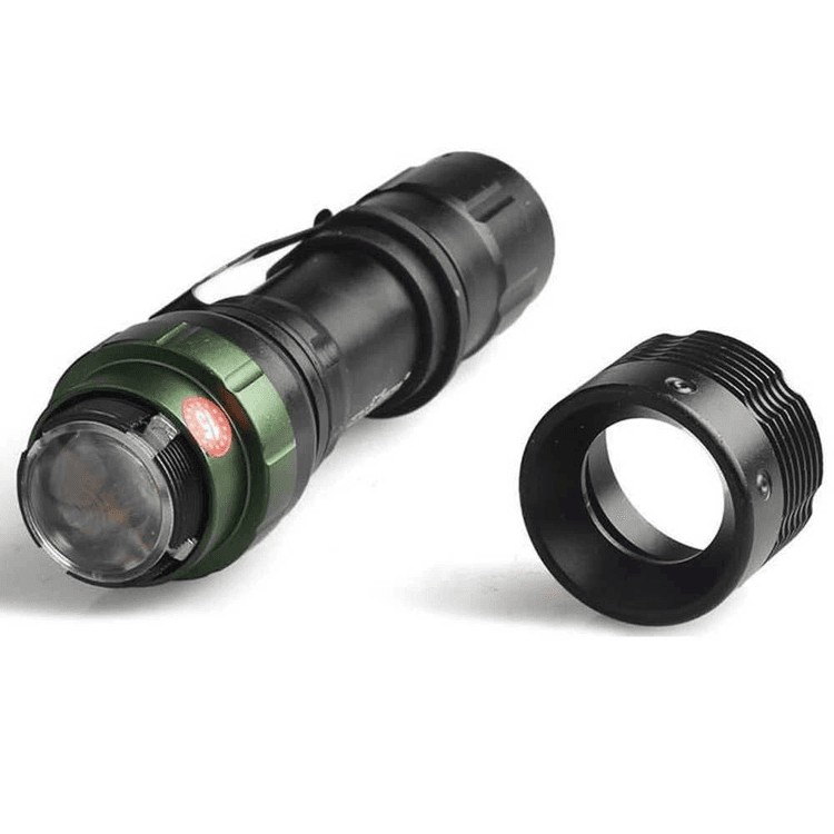 YNT İthalat GF-GUVF-381 Black Wt-037-Şarjlı Zoomlu Acil Durum Feneri