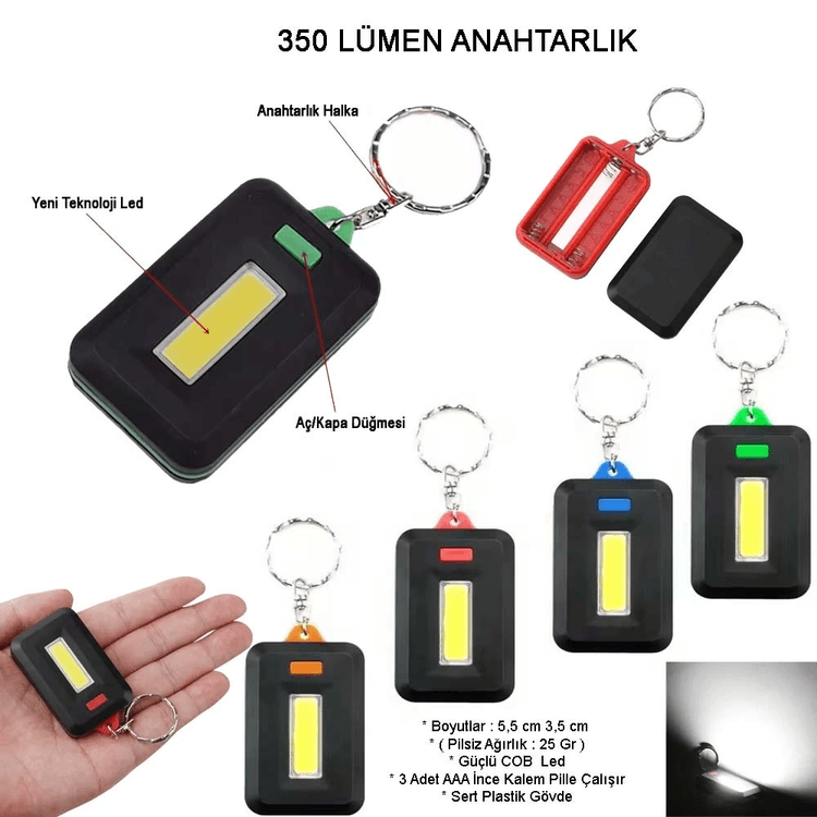 YNT İthalat GF-GUVF-470 Ortam Aydınlatan 350 Lümen Anahtarlık Wt-377