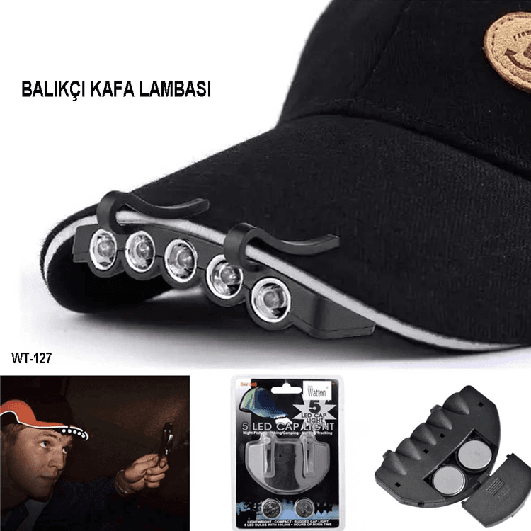 YNT İthalat GF-GUVF-515 Şapkaya Takılan Lamba  Wt-127