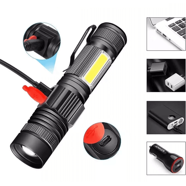 YNT İthalat GF-GUVF-559 Geniş Açılı P50 Led Şarjlı El Feneri  Wt-601