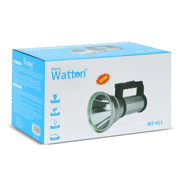 YNT İthalat GF-GUVF-610 200W Güçlü Şarjlı El Feneri Projektör  Wt-411