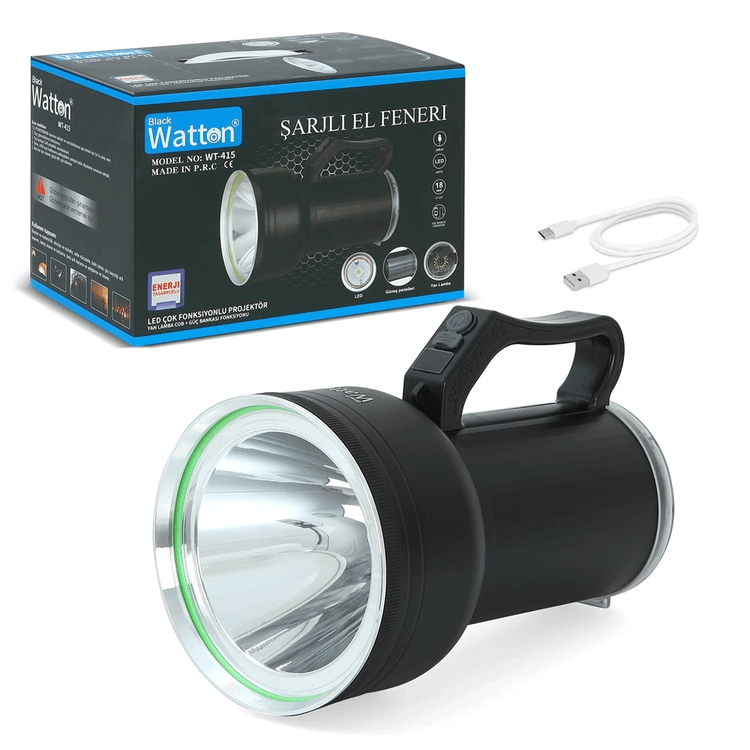 YNT İthalat GF-GUVF-611 Gt Led Taşınabilir Güneş Solar Ledli Fener  Wt-415