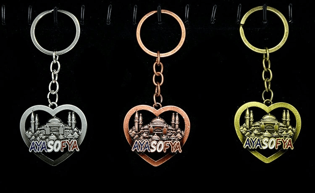 YNT İthalat KH-ALK2201 Metal Ayasofya Anahtarlık Alk2201