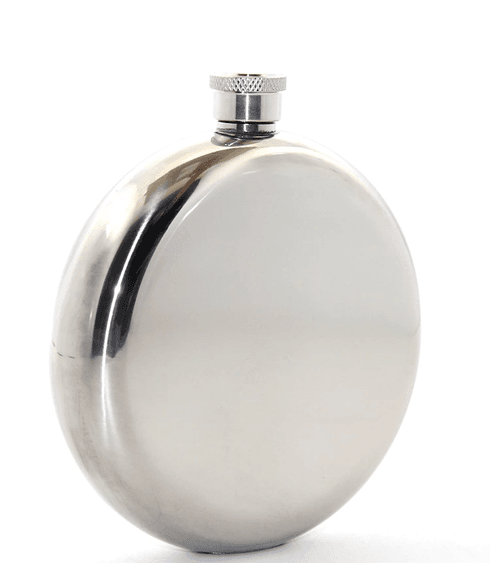 YNT İthalat KH-ALK2677 Paslanmaz Çelik Yuvarlak 8 Oz Tekli Matara Alk2677