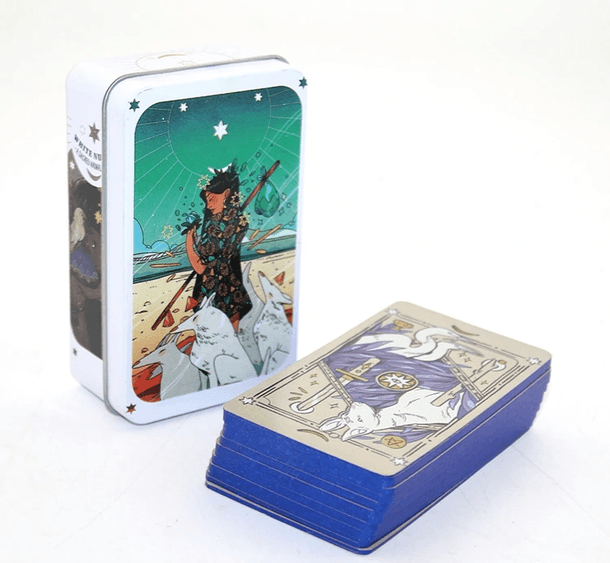 YNT İthalat KH-ALK2770 Metal Kutulu Tarot Kartı Alk2770
