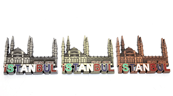 YNT İthalat KH-ALK3341 İstanbul Temalı Metal Magnet Alk3341