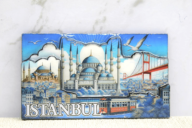 YNT İthalat KH-ALK4362 Ahşap İstanbul Temalı Magnet Alk4362