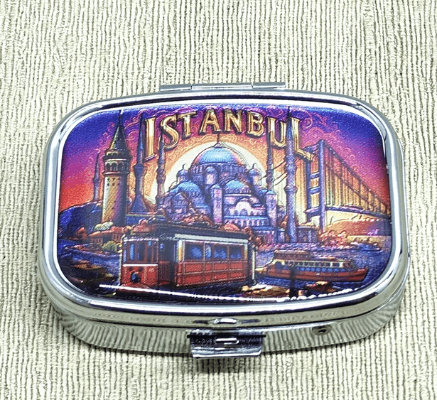 YNT İthalat KH-ALK4369 İstanbul Temalı İlaç Kutusu Alk4369