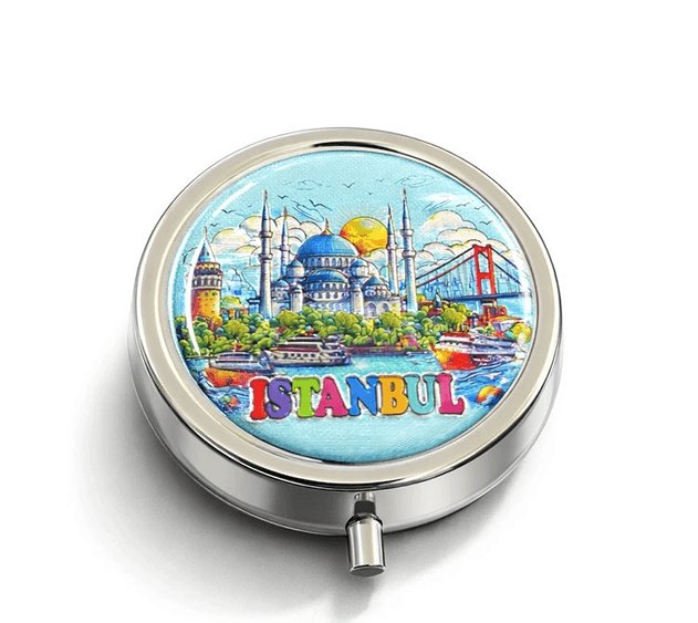 YNT İthalat KH-ALK4373 İstanbul Temalı İlaç Kutusu Alk4373