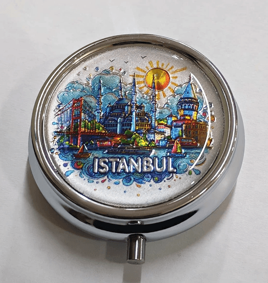 YNT İthalat KH-ALK4376 İstanbul Temalı İlaç Kutusu Alk4376