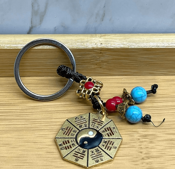 YNT İthalat KH-ALK4454 Metal Yin Yang Anahtarlık Alk4454