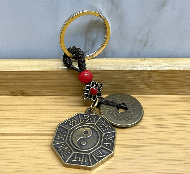 YNT İthalat KH-ALK4457 Metal Yin Yang Anahtarlık Alk4457