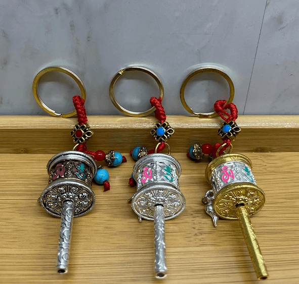 YNT İthalat KH-ALK4458 Metal Feng Shui Şans Çarkı Anahtarlık Alk4458