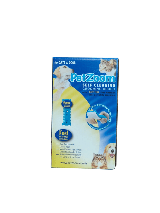 YNT İthalat ND-685 Lüks Basmalı Kedi Köpek Tarağı – Tüy Toplama Ve Temizleme, Ergonomik, Kolay Kullanım