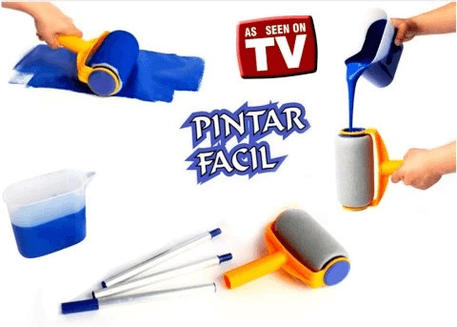 YNT İthalat RT-365 Pintar Facil Pratik Damlatmayan Boya Rulosu Ve Fırçası