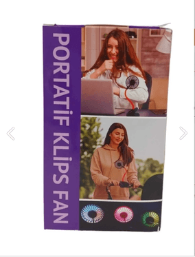 YNT İthalat RT-385 Portatif Işıklı Mini Klipsli Fan