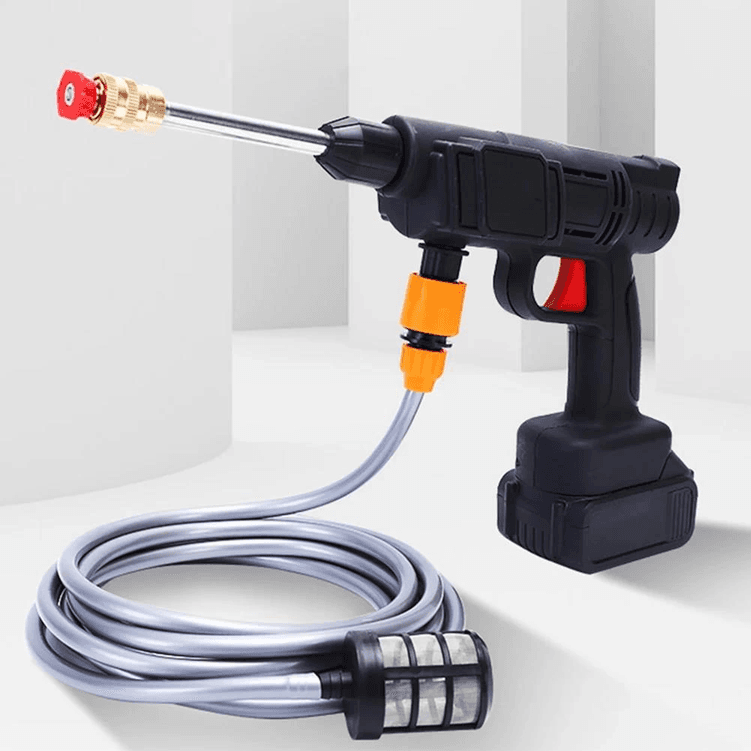 YNT İthalat RT-405 48V Şarjlı Çift Bataryalı Taşınabilir Basınçlı Oto Yıkama Bahçe Sulama Sı