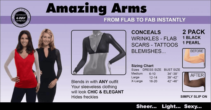 YNT İthalat RT-76 Amazing Arms  Dekolte Kapatıcı