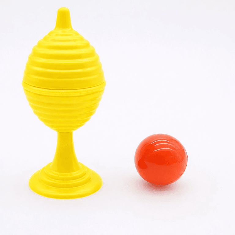 YNT İthalat SM-F082-S Sarı Renk Sihirli Kupa Top Kaybetme Oyunu 7 Cm