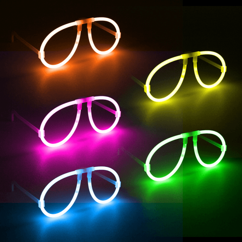YNT İthalat SM-SMR-E201-12 Neon Glow Fosfor Gözlük – Festival  Parti (1239Li Set)