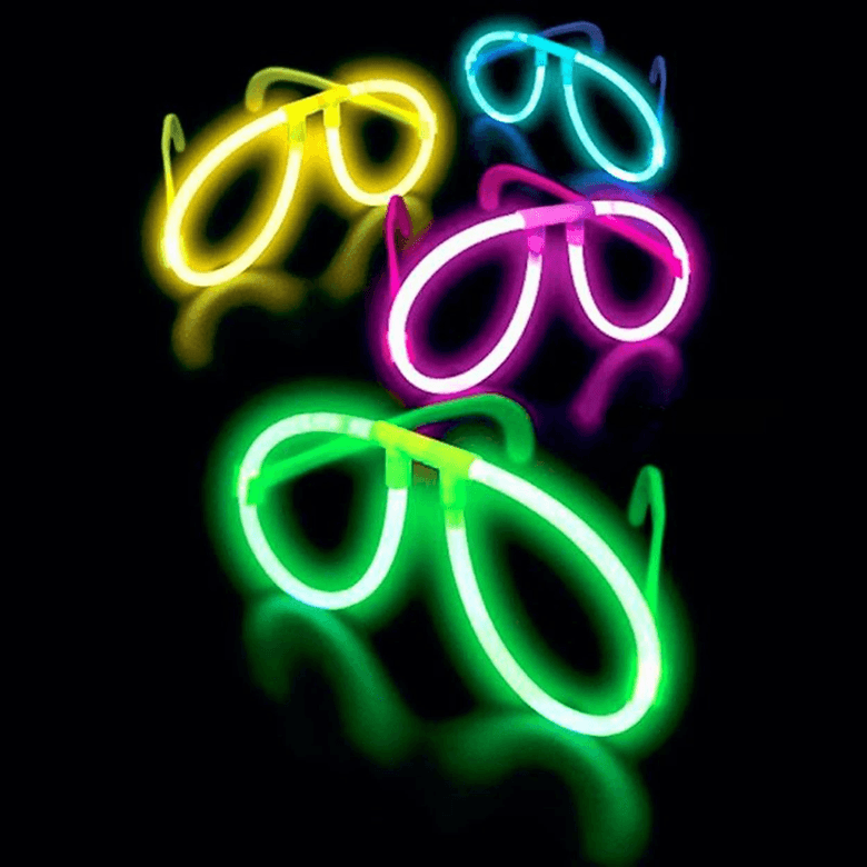 YNT İthalat SM-SMR-E201-12 Neon Glow Fosfor Gözlük – Festival  Parti (1239Li Set)